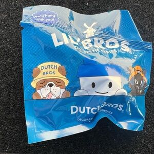 Dutch Bros Lil Bros Blue Collectible phone charm